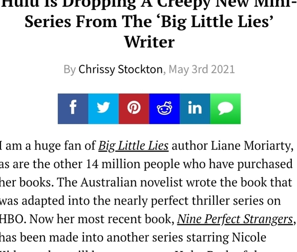 Nine Perfect Strangers Hardcover - Picture 4 of 5